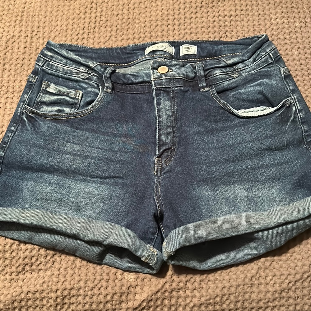 Denim shorts